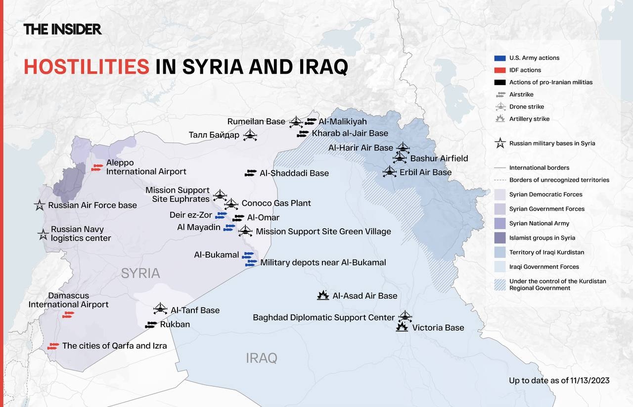 Combat operations in Syria and Iraq