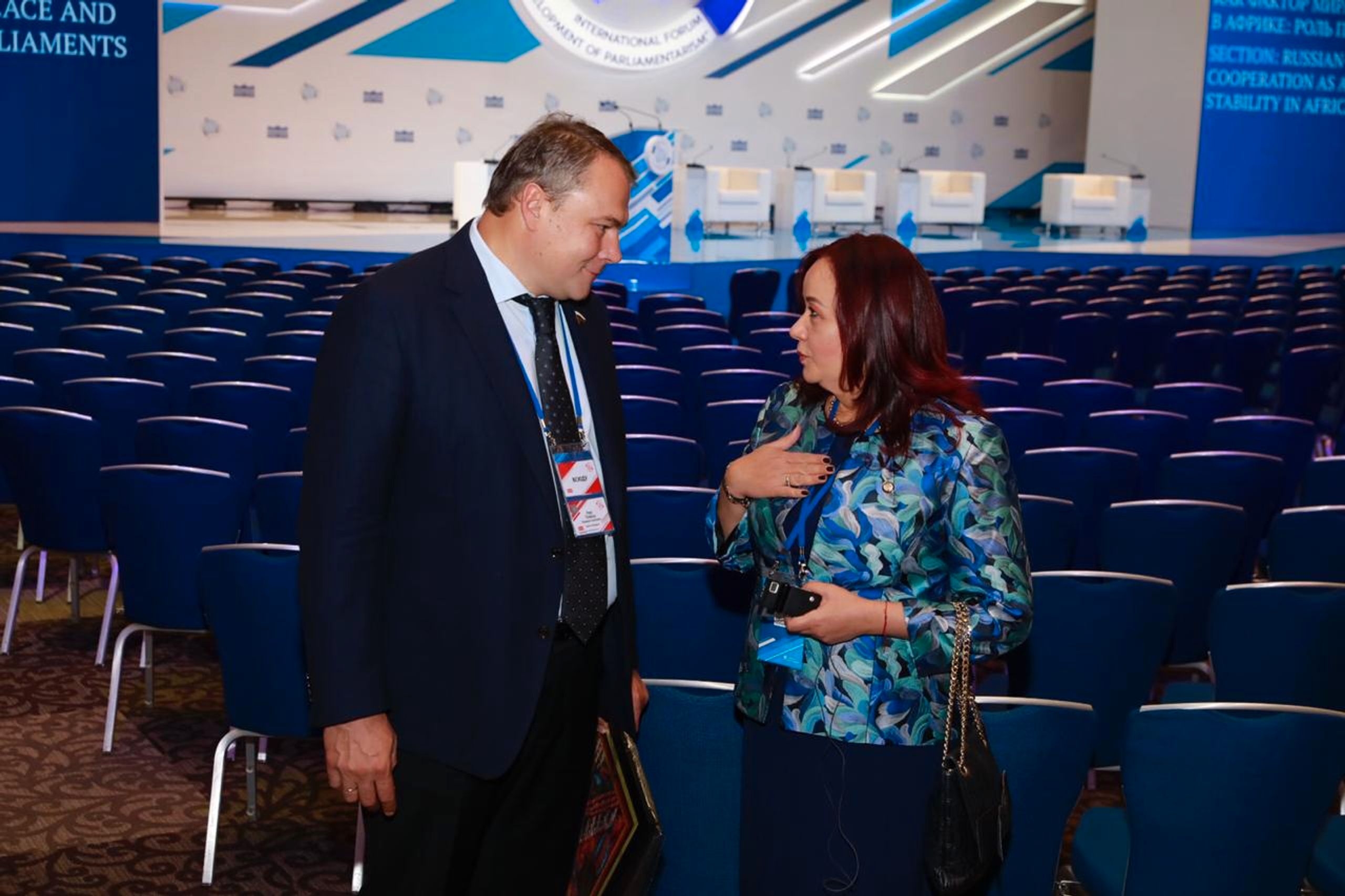 Cora Pinedo and Pyotr Tolstoy