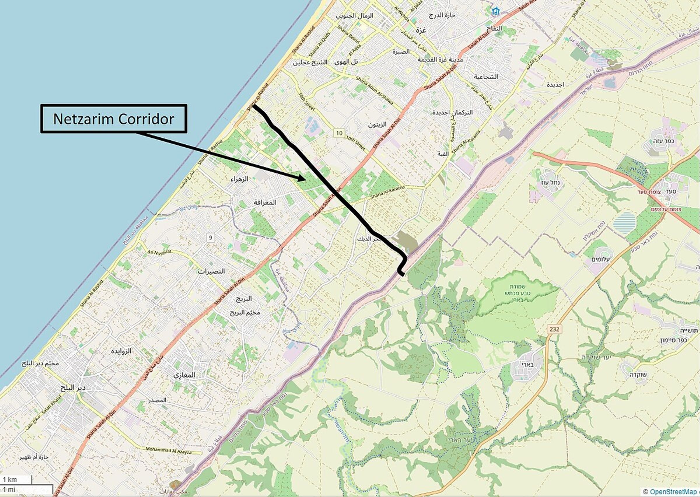 The Netzarim corridor