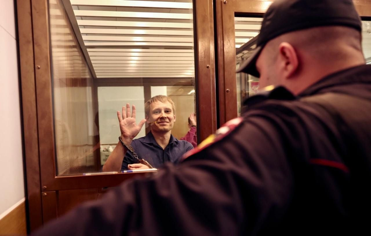 Konstantin Gabov during sentencing on April 15.