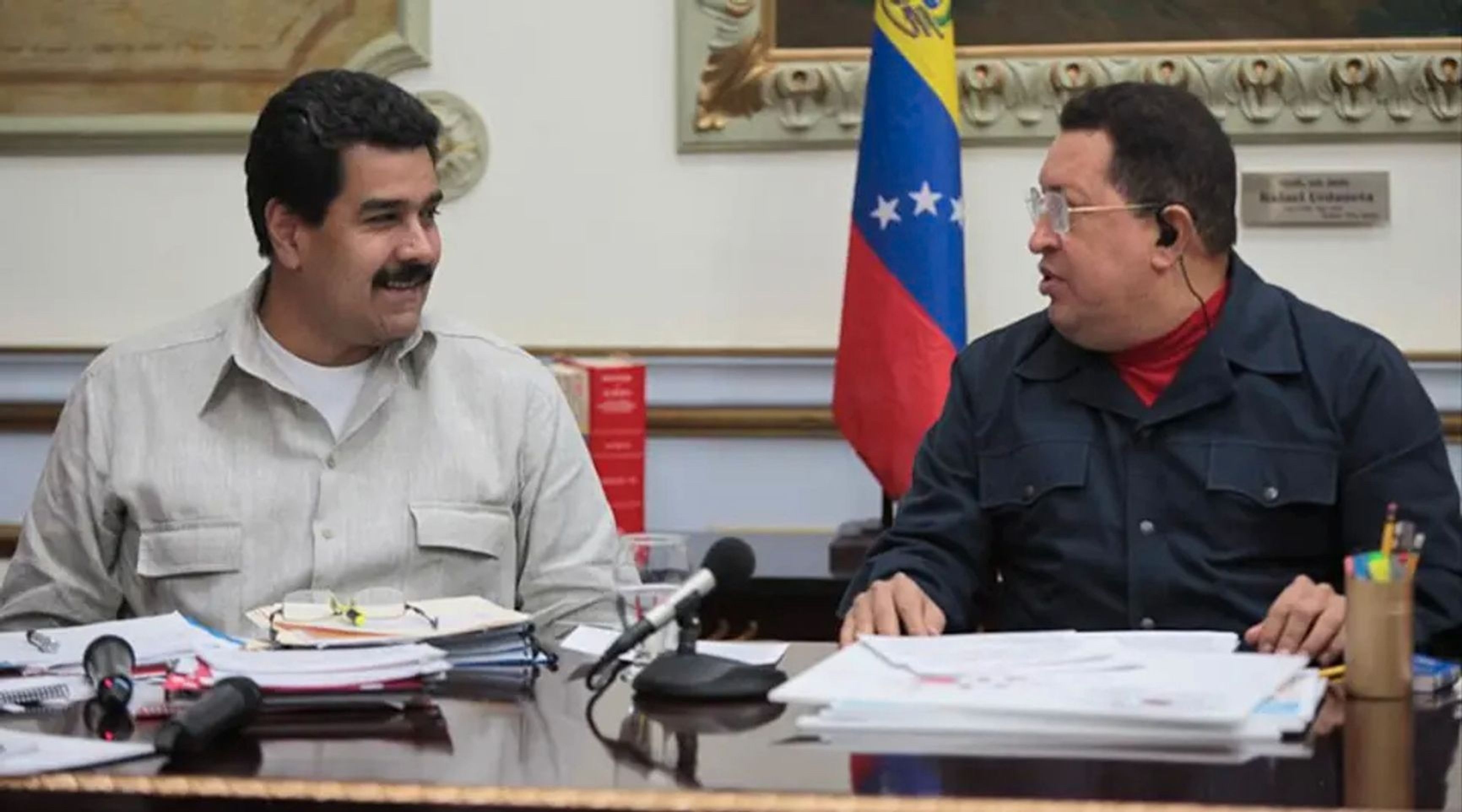 Hugo Chávez and his “successor” — Venezuelan President Nicolás Maduro — at the helm of a drug cartel