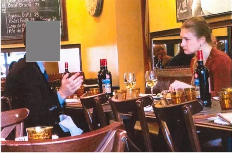 The meeting with a Russian intelligence officer