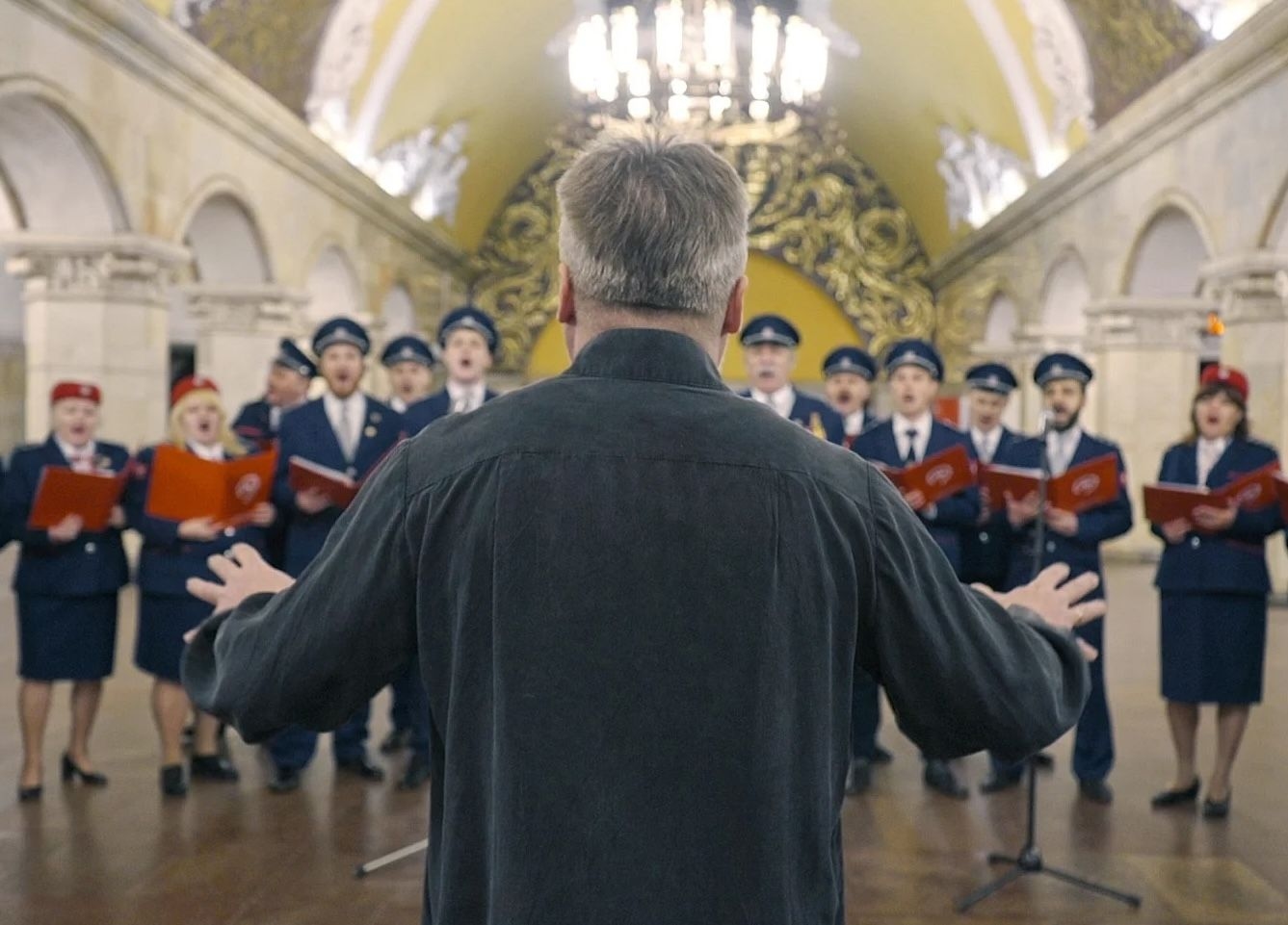 A frame from Yana Isaenko’s The Doors Are Closing