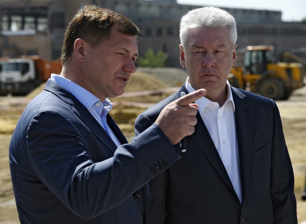  Marat Khusnullin and Sergei Sobyanin