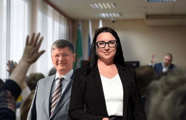 Юлия Маслакова и Евгений Писцов. Пресс-служба администрации Берёзовского