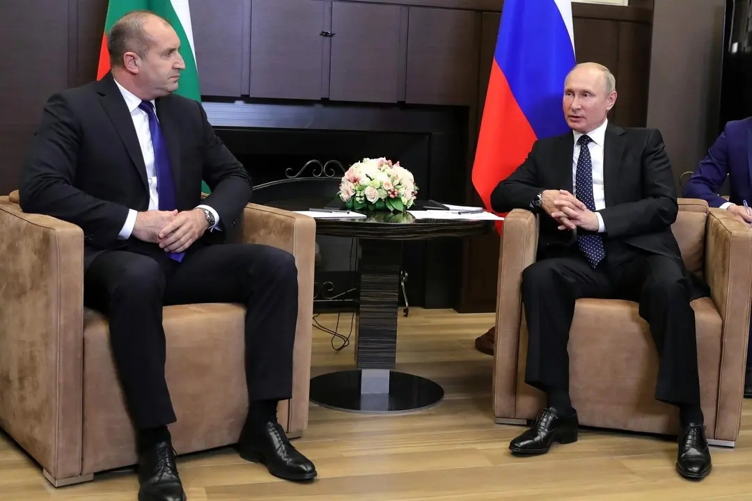 A meeting between Vladimir Putin and Bulgarian President Rumen Radev in May 2018. Photo: Kremlin press service via Wikimedia Commons (CC BY 4.0)