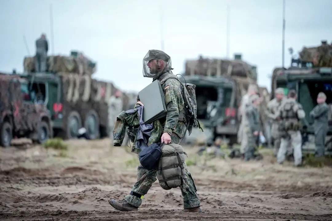 German military exercises in Lithuania. Photo: dpa