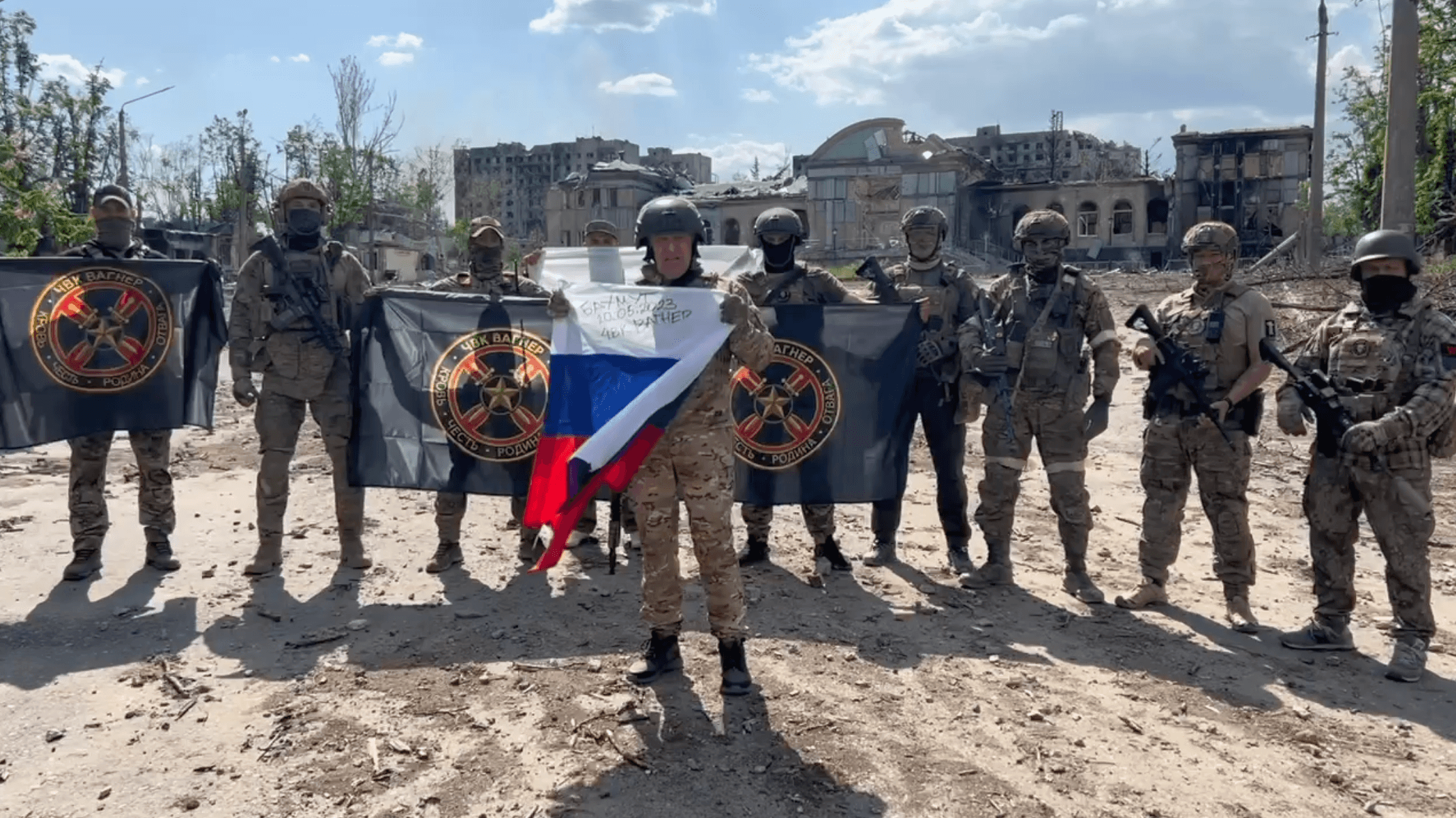 Пригожин заявил о «полном» взятии Бахмута силами ЧВК Вагнера