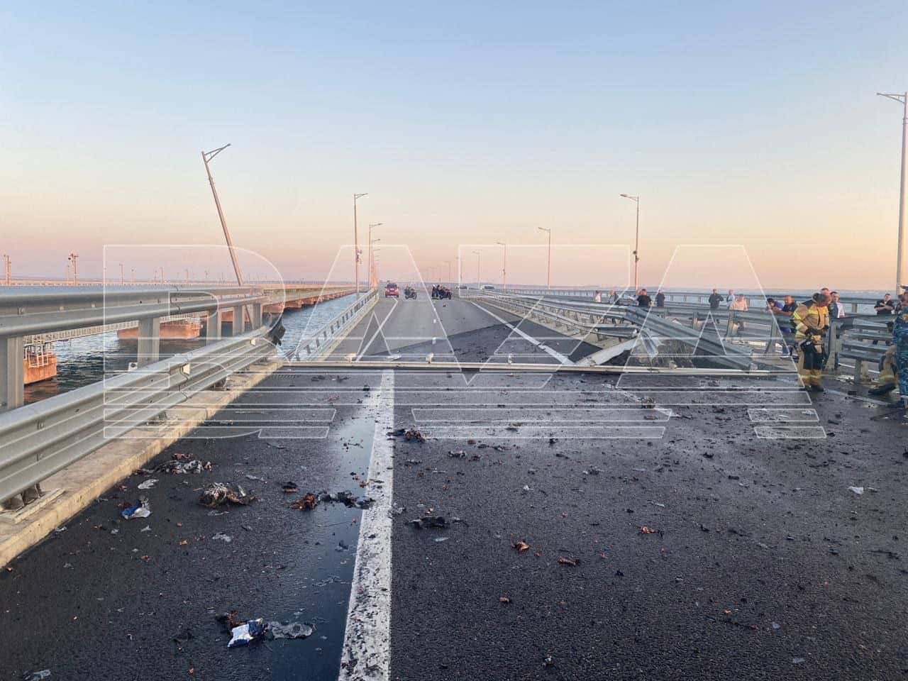 Explosion on Crimean bridge claims two lives, leaves child injured