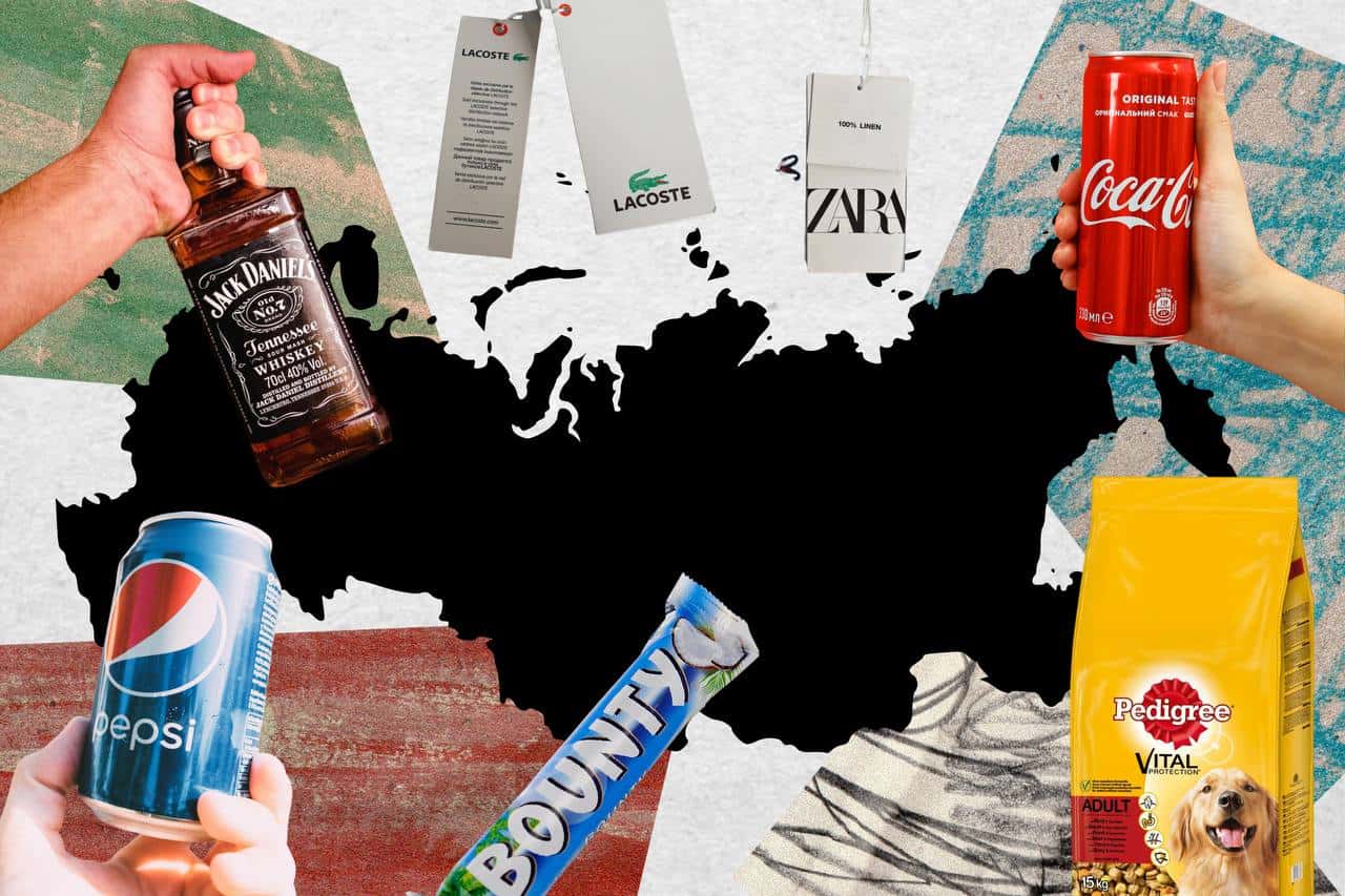 Прощаются и не уходят. Почти все бренды остаются доступными в России, хотя официально ушли из страны 