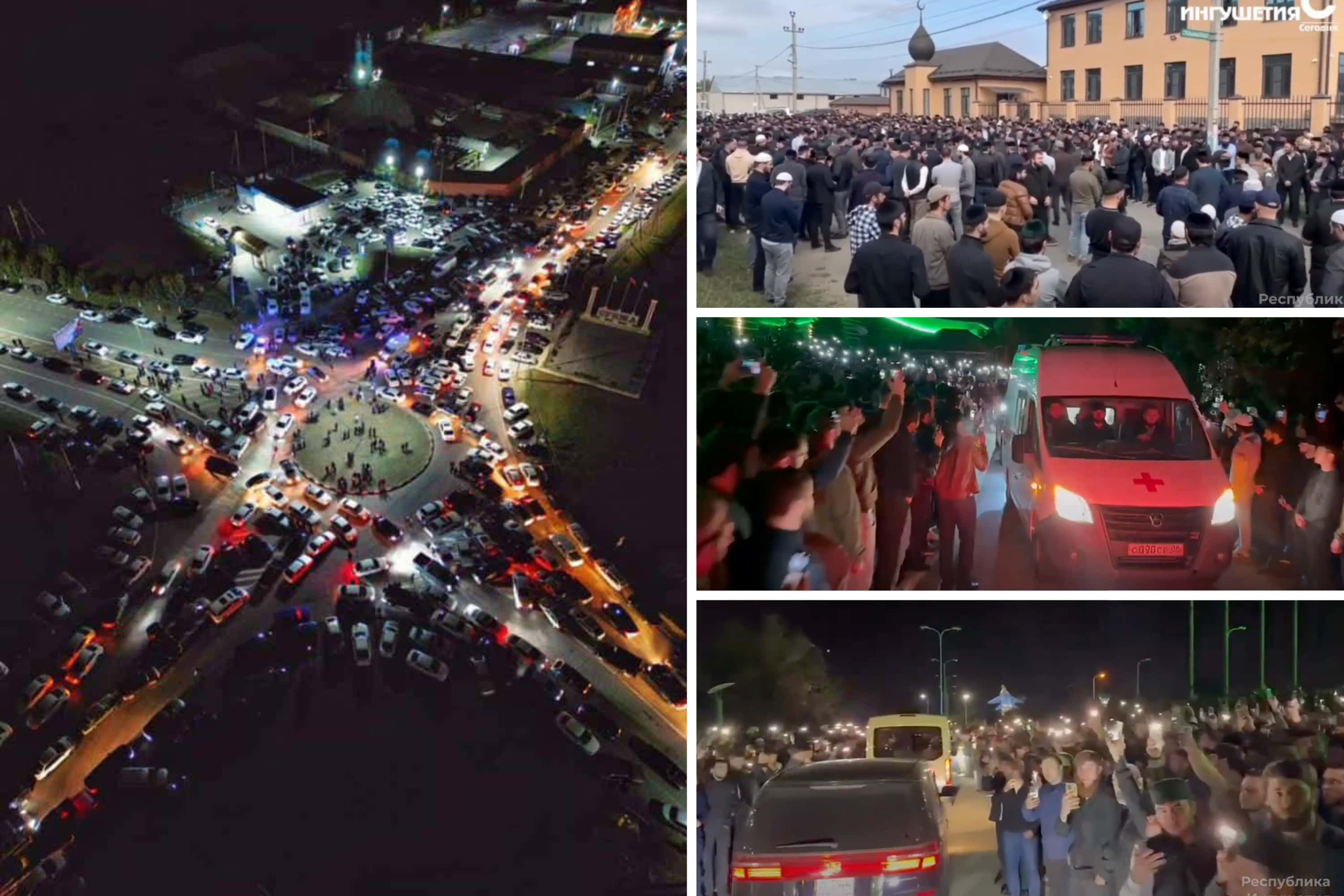 «Кадыровцы приехали на разборки, зная, что в охране ингуши». Тысячи людей в Ингушетии вышли на похороны охранников Wildberries