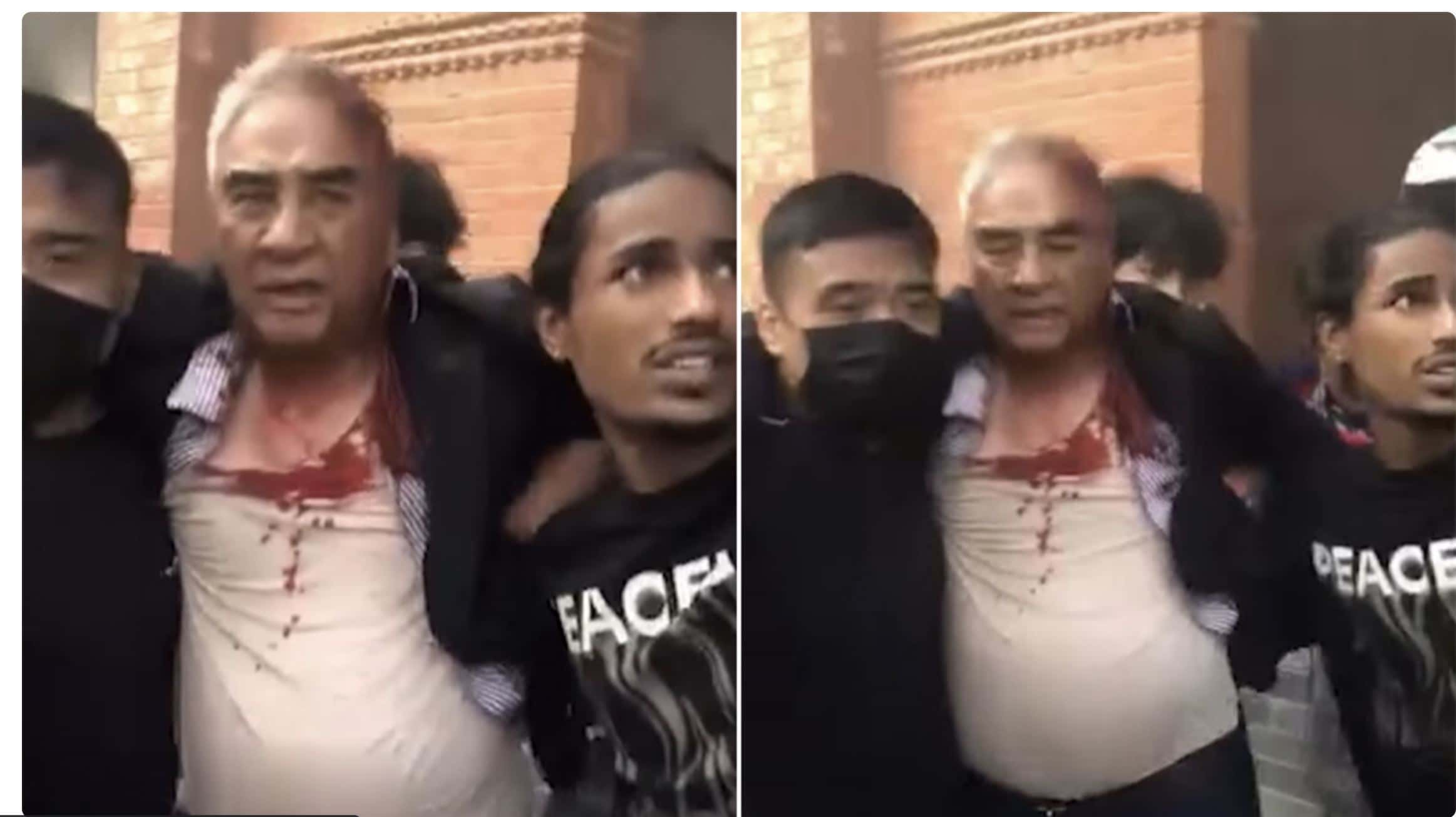 Толпа протестующих в Непале напала на экс-премьера, его жену и министра финансов