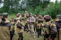 На занятиях  «Добровольца» и Северо-cлавянской общины