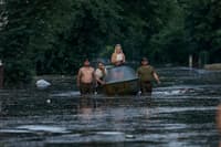 Evacuation of Kherson residents