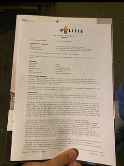 Официальные регистрации показаний Вана Цзинюя: два заключения об открытии дела, и письма от полиции