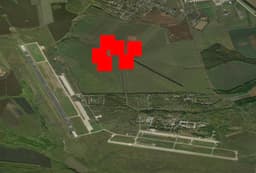 Спутниковые снимки липецкого военного аэродрома из системы NASA FIRMS