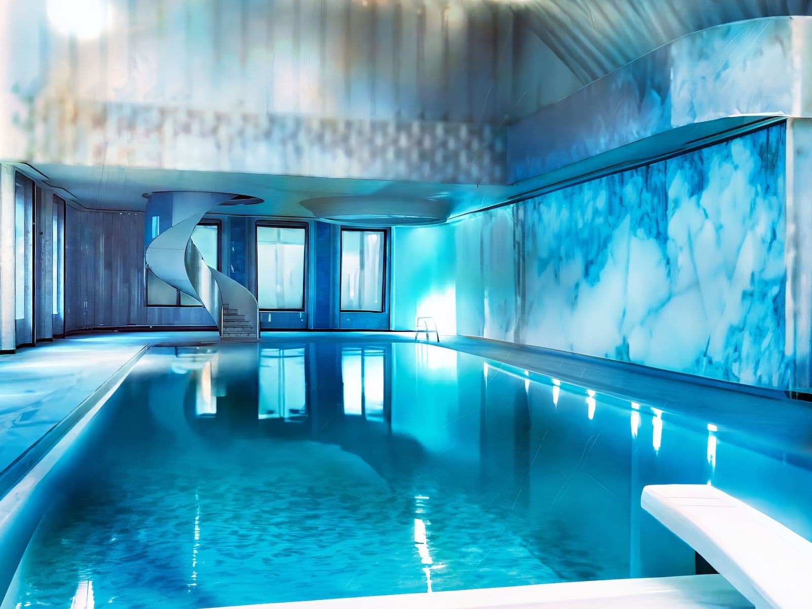 We recreated the look of the spa from the builders' accounts