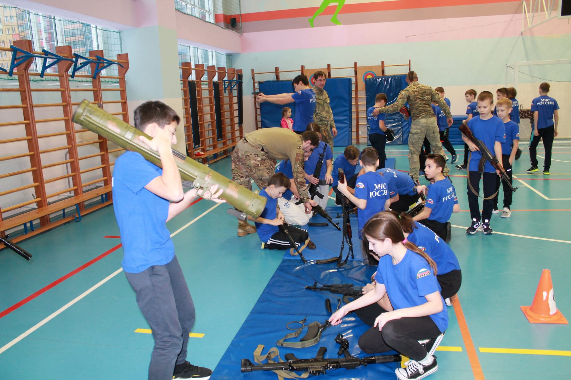 На занятиях  «Добровольца» и Северо-cлавянской общины