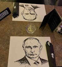 Кафе "Путин" в Баня-Луке, Республика Сербская, Босния и Герцоговина