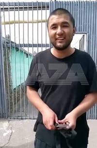 Скриншот из видео, которое расспространили Telegram-каналы после захвата заложников в ИК-19