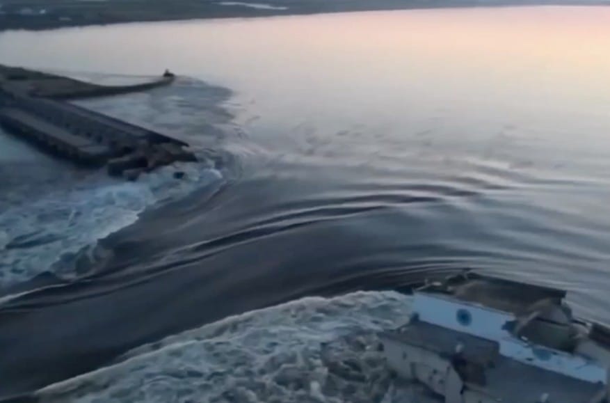 Explosion at Nova Kakhovka dam unleashes floodwaters in Ukraine’s Kherson region