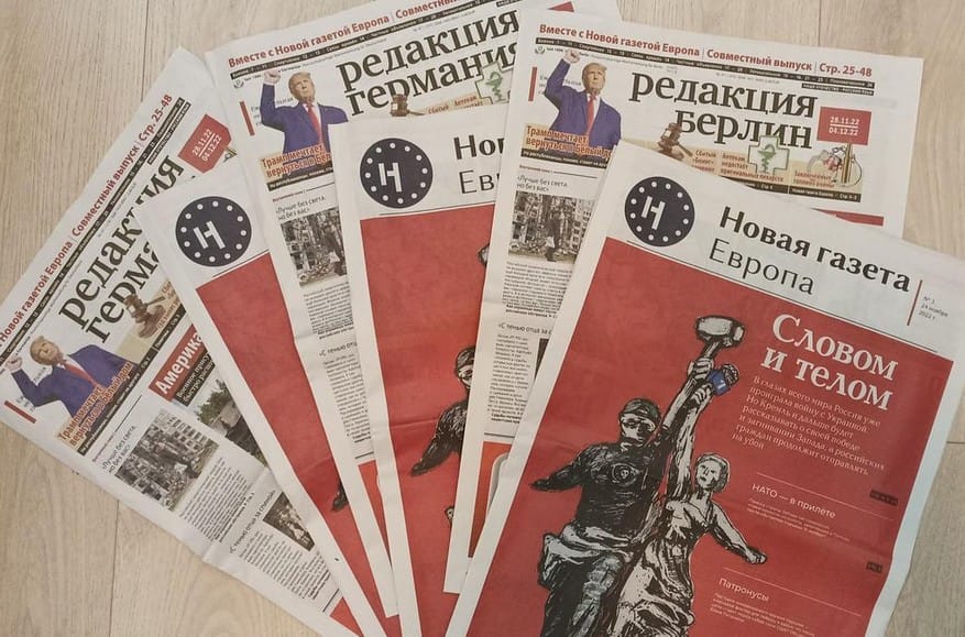 Russia declares independent news outlet Novaya Gazeta Europe “undesirable organization”