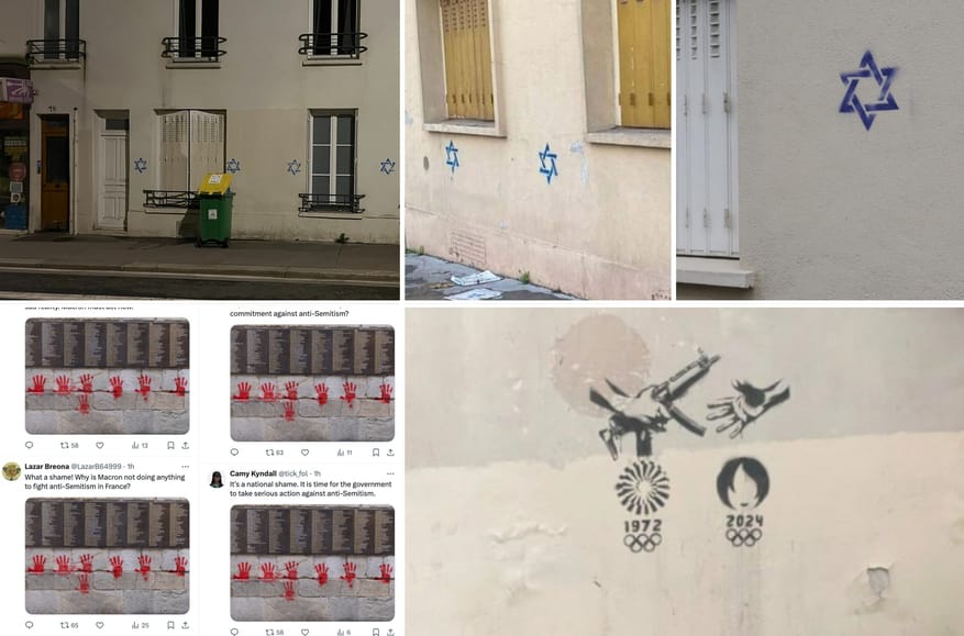 Anti-Semitic graffiti appears in Paris once again — similar drawings were previously ordered by the Kremlin