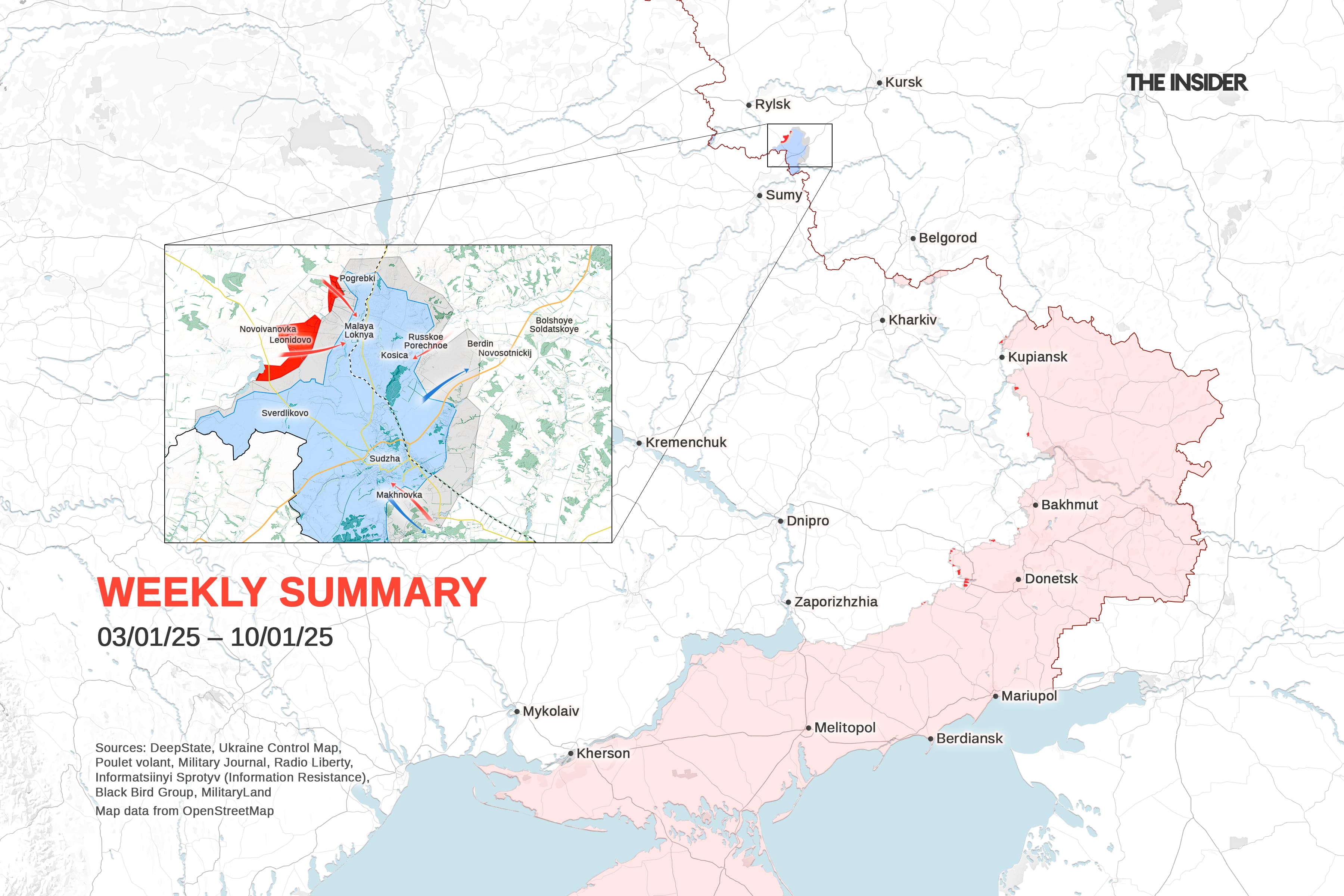 Weekly Russia-Ukraine war summary: Russian forces advance in northern Kursk Region, Ukrainian troops withdraw from Kurakhove