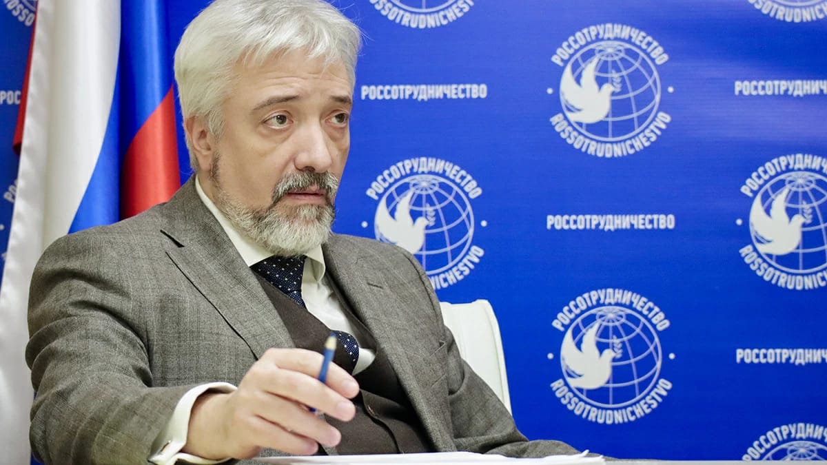 Yevgeny Primakov Jr. confirms a “well-known PMC” opened several Russian Houses in Africa in nod to Wagner Group