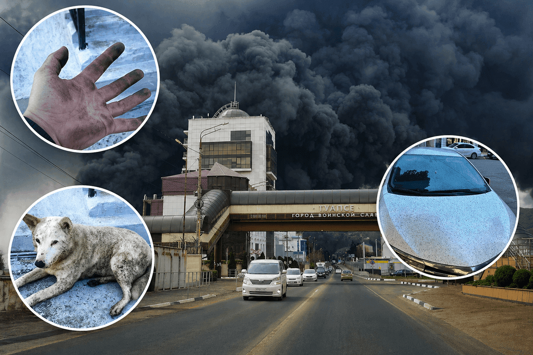 Top health official claims “no health risks” for residents of Tuapse on Russia’s Black Sea coast despite toxic fumes from oil refinery blaze