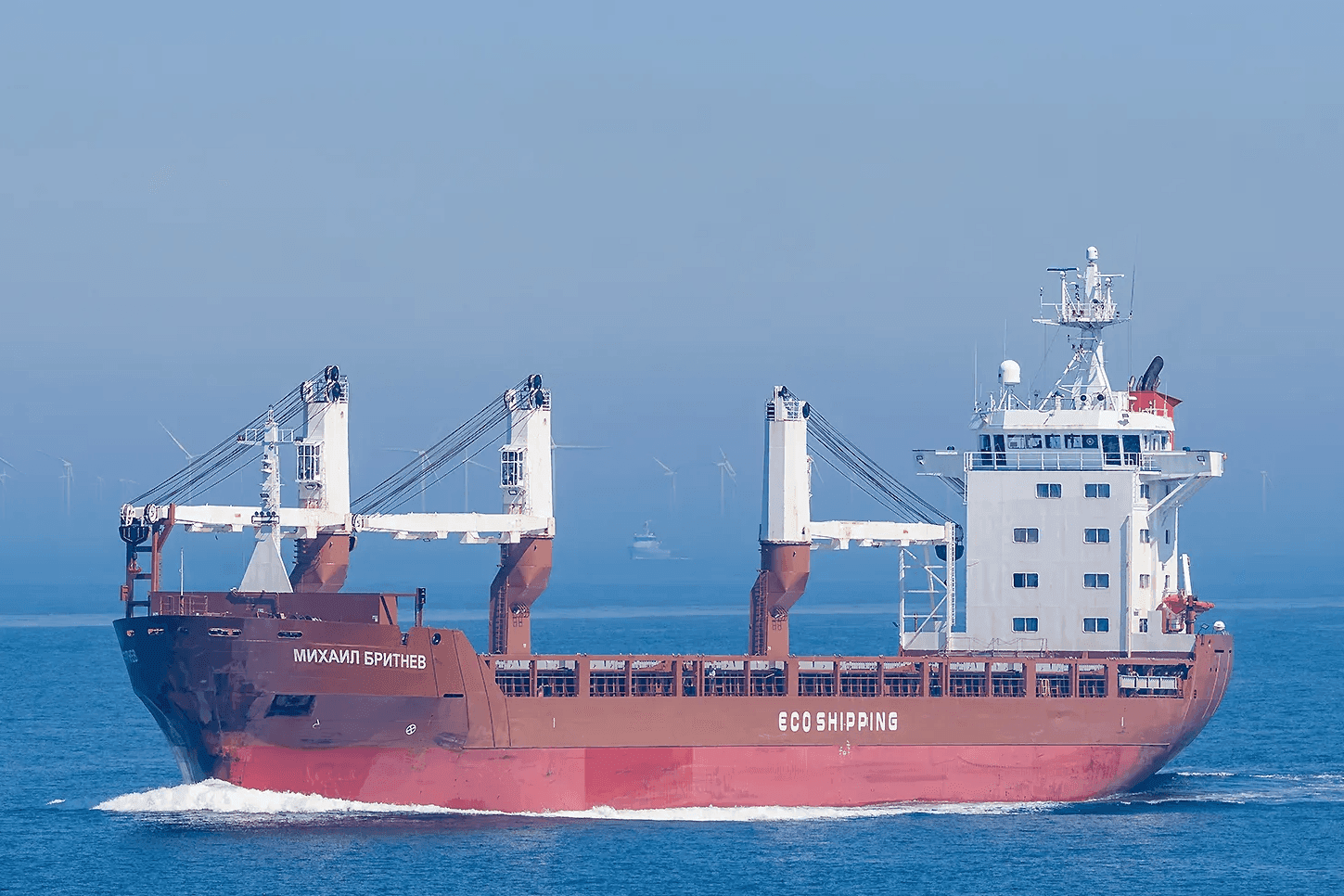 Cargo vessel escorted by military landing ship arrives in Togo carrying armored vehicles for Russia’s Africa Corps