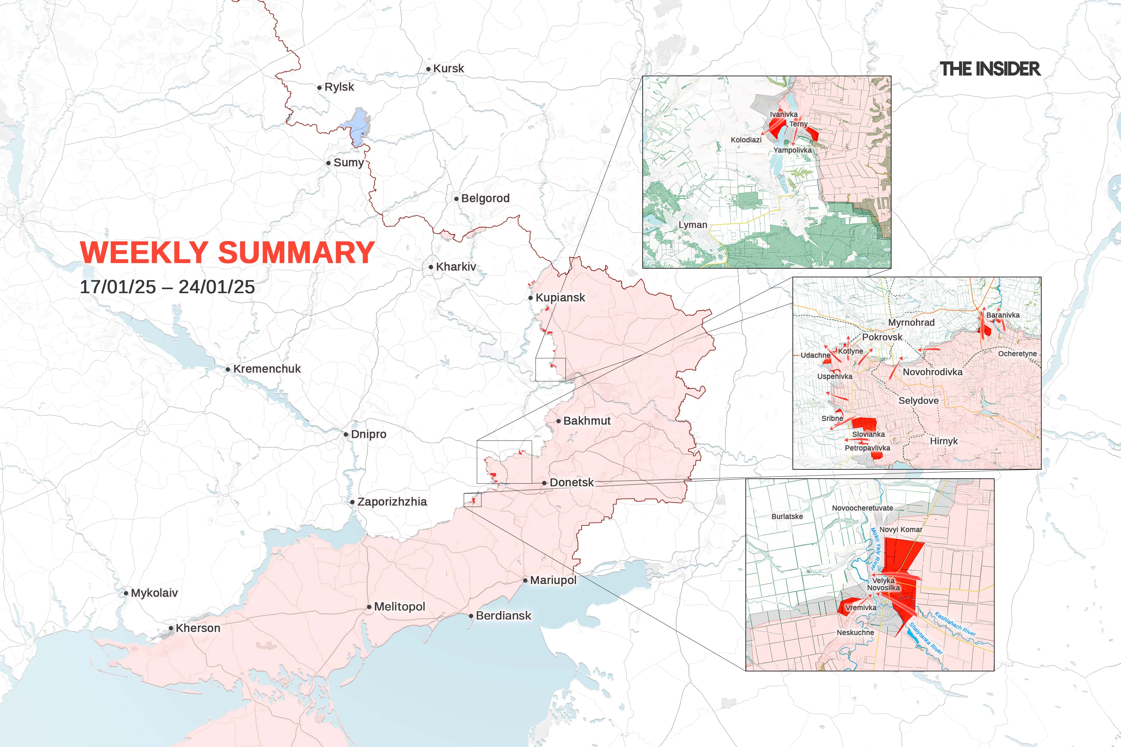 Weekly Russia-Ukraine war summary: Russian troops sent into battle on crutches, AFU retreat from Velyka Novosilka, clashes in Kursk
