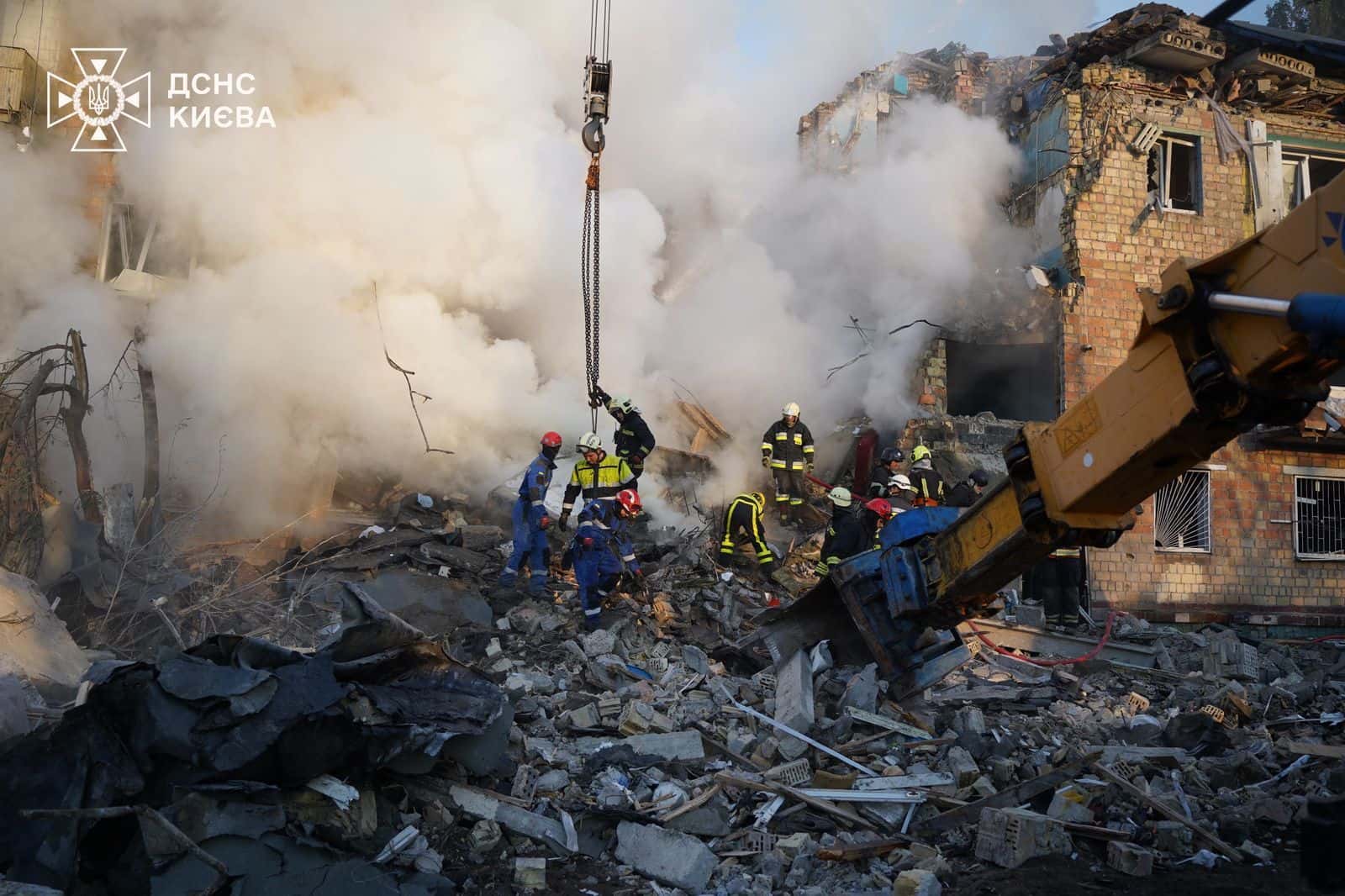 Russian missile barrage on Kyiv kills at least 18, hits British Council and EU delegation buildings