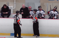 Тренер Мусатов на хоккее