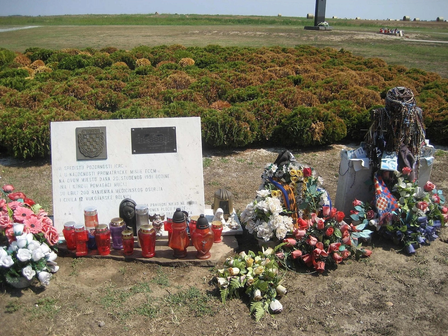 Monument to the victims of the mass killing in Vukovar
