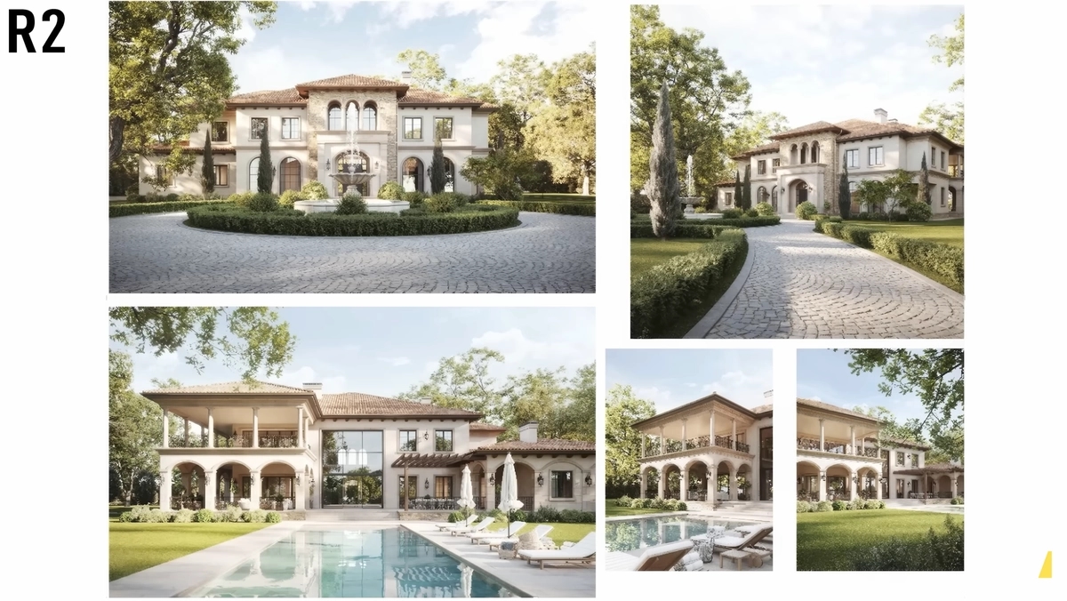 Design plans for Residence No. 2. According to investigators, this was the codename used for Andriy Yermak