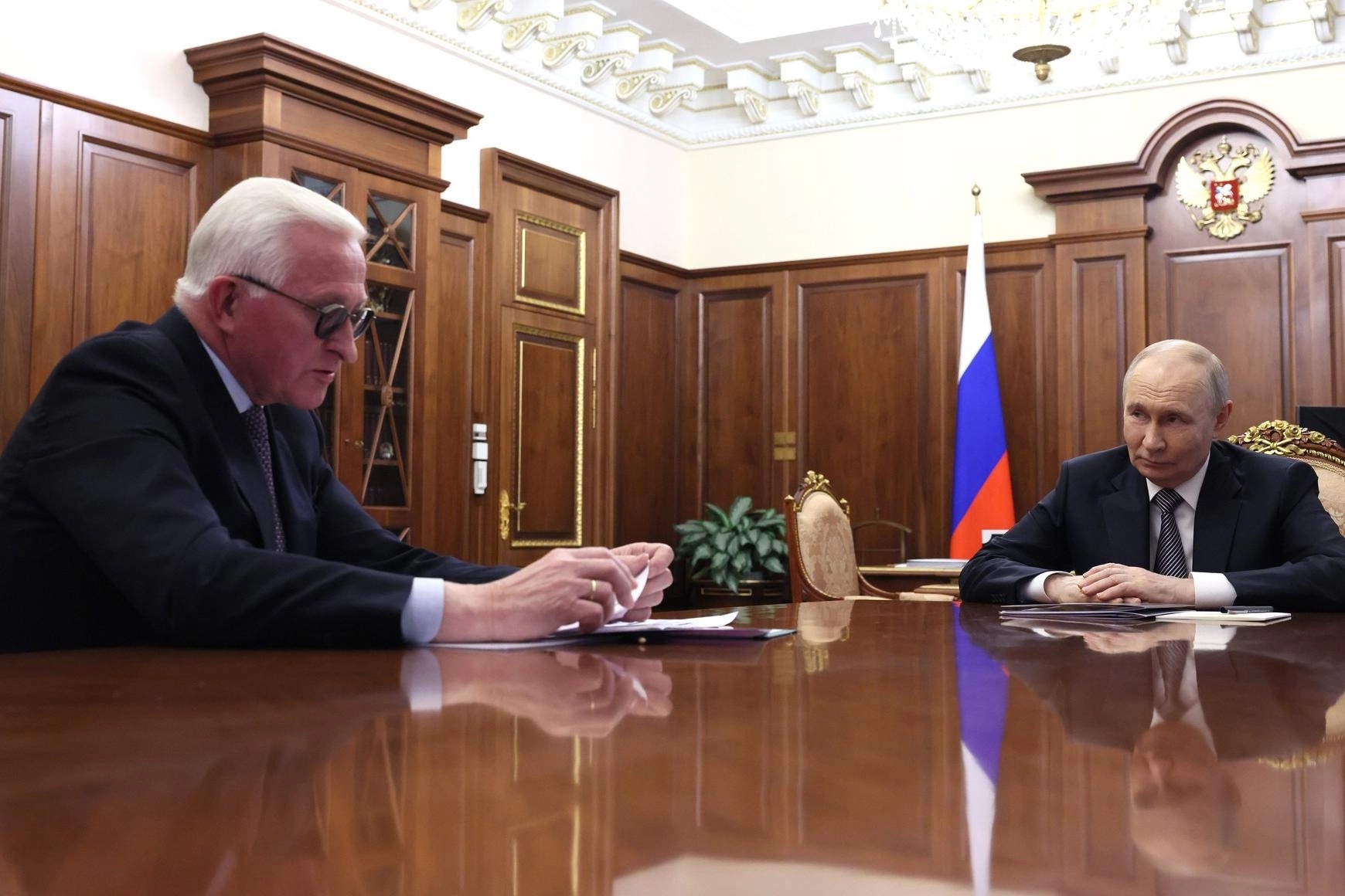 Александр Шохин с Владимиром Путиным