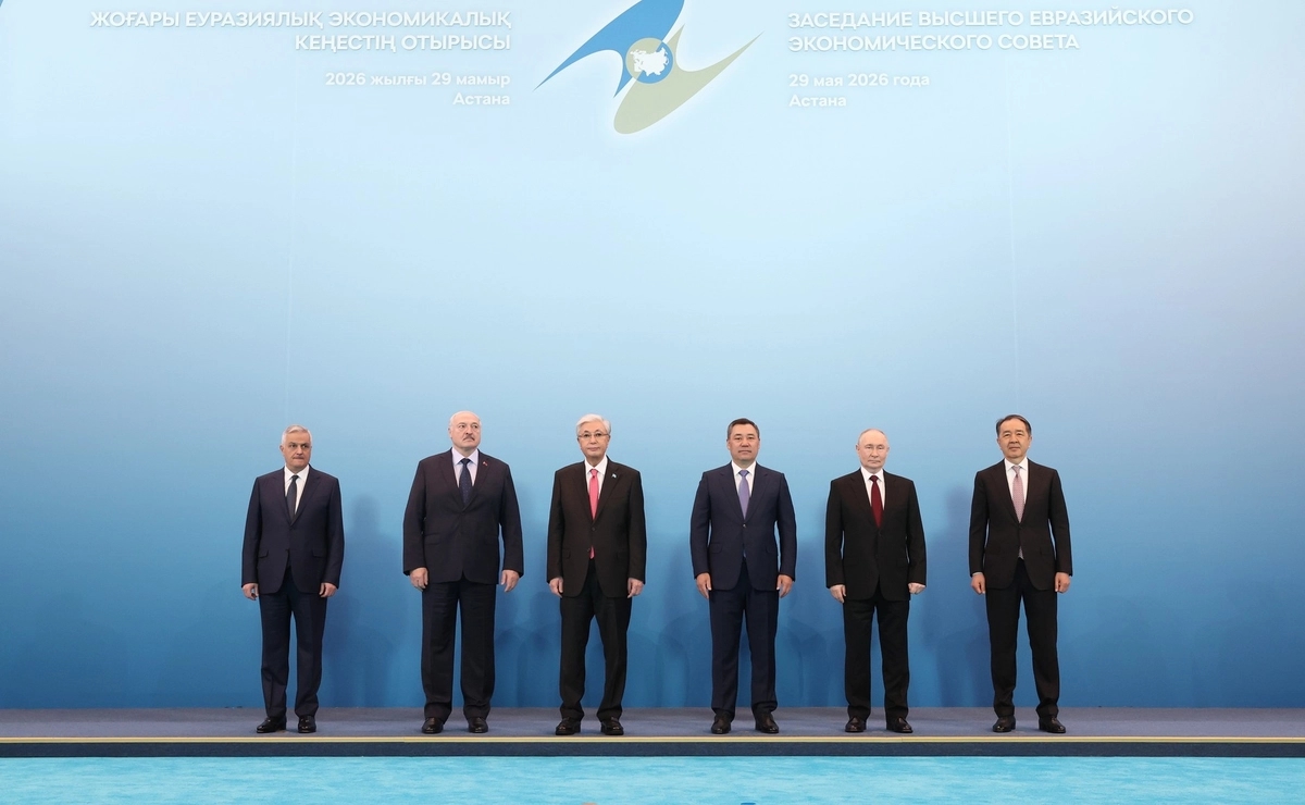 Participants in the meeting of the Supreme Eurasian Economic Council