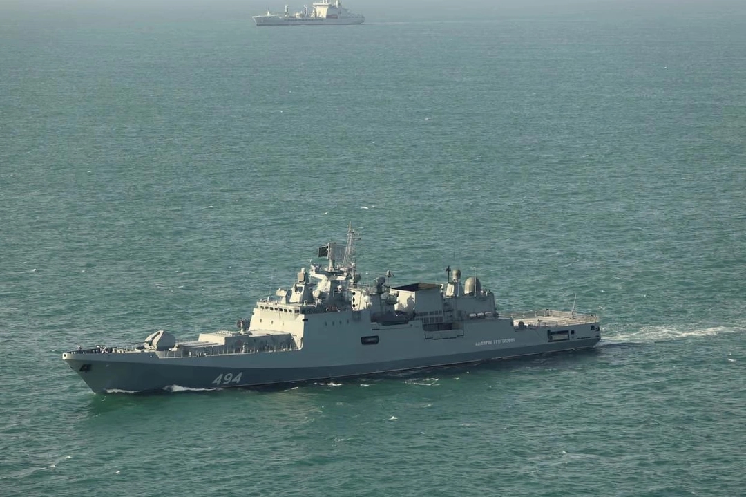 The Russian Navy frigate Admiral Grigorovich