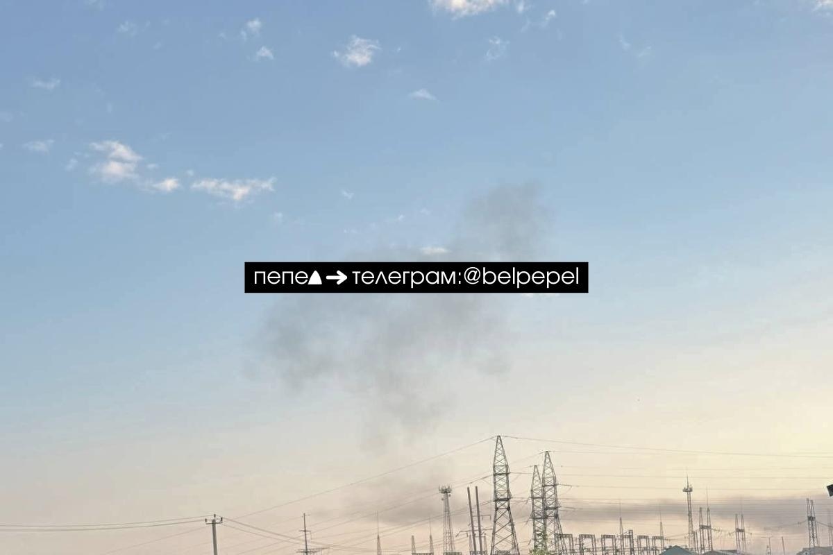Последствия удара по электроподстанции «Фрунзенская» в районе села Драгунское Белгородского округа