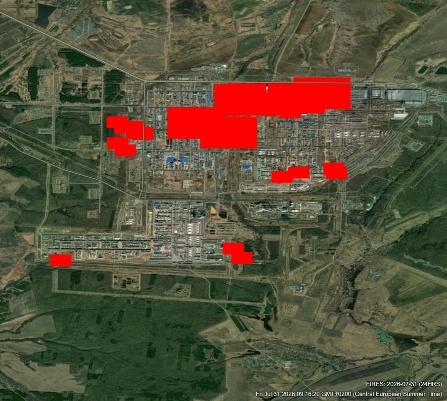 Industrial zone in Nizhnekamsk