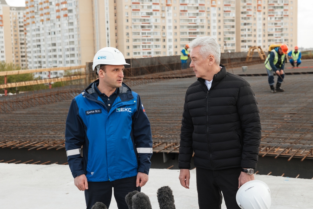 Максим Крылов и мэр Москвы Сергей Собянин