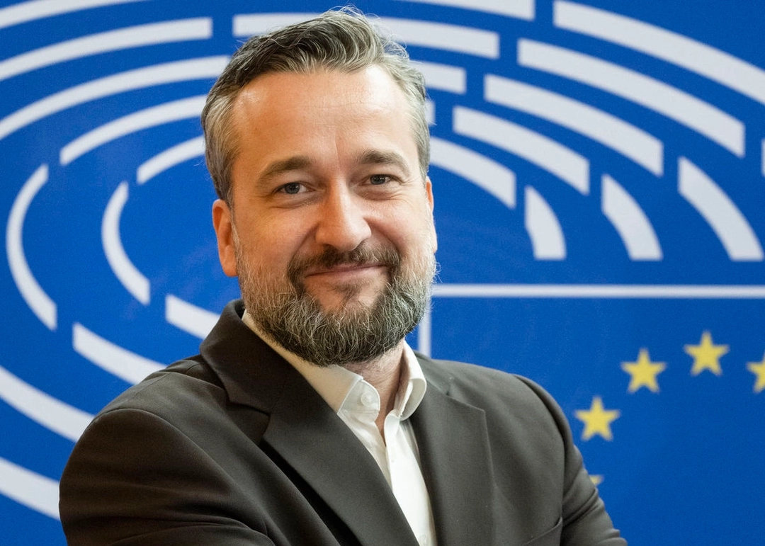 Slovak politician and Member of the European Parliament Ľuboš Blaha of the left-wing populist party Direction – Slovak Social Democracy (SMER–SD)