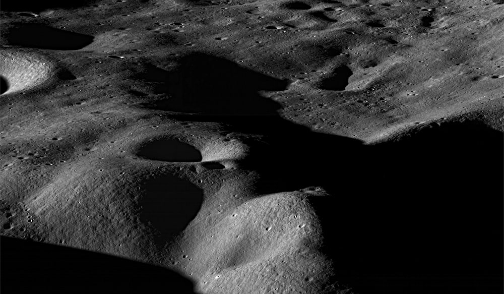 Cabeus crater near the Moon’s south pole