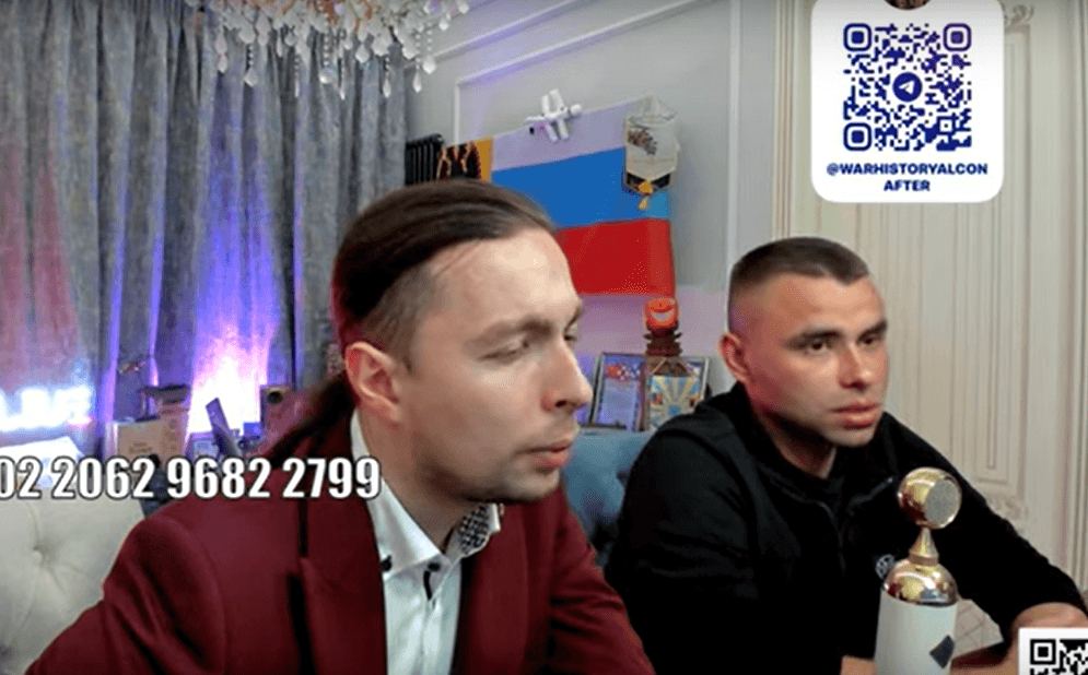 Z-блогер Воевода на стриме у Z-блогера Федорова признался, что в Бердянске «отправил на подвал» девушку за то, что она говорила по-украински