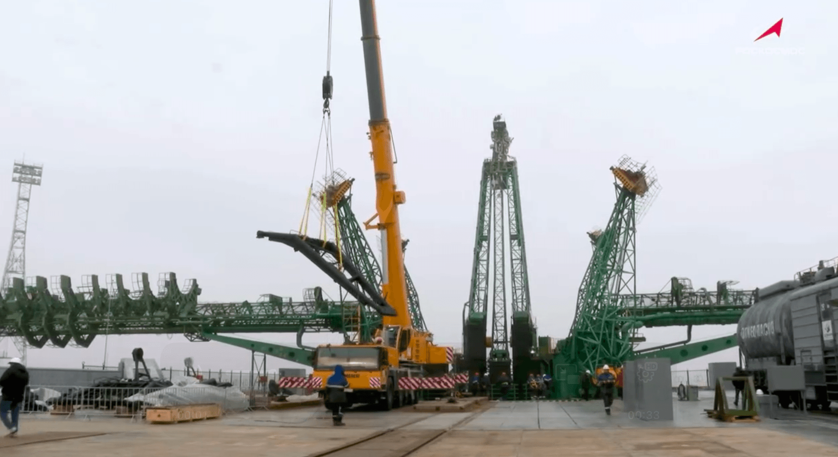 Роскосмос отчитался о восстановлении стартовой площадки на Байконуре, которая была серьезно повреждена при запуске «Союза» в ноябре