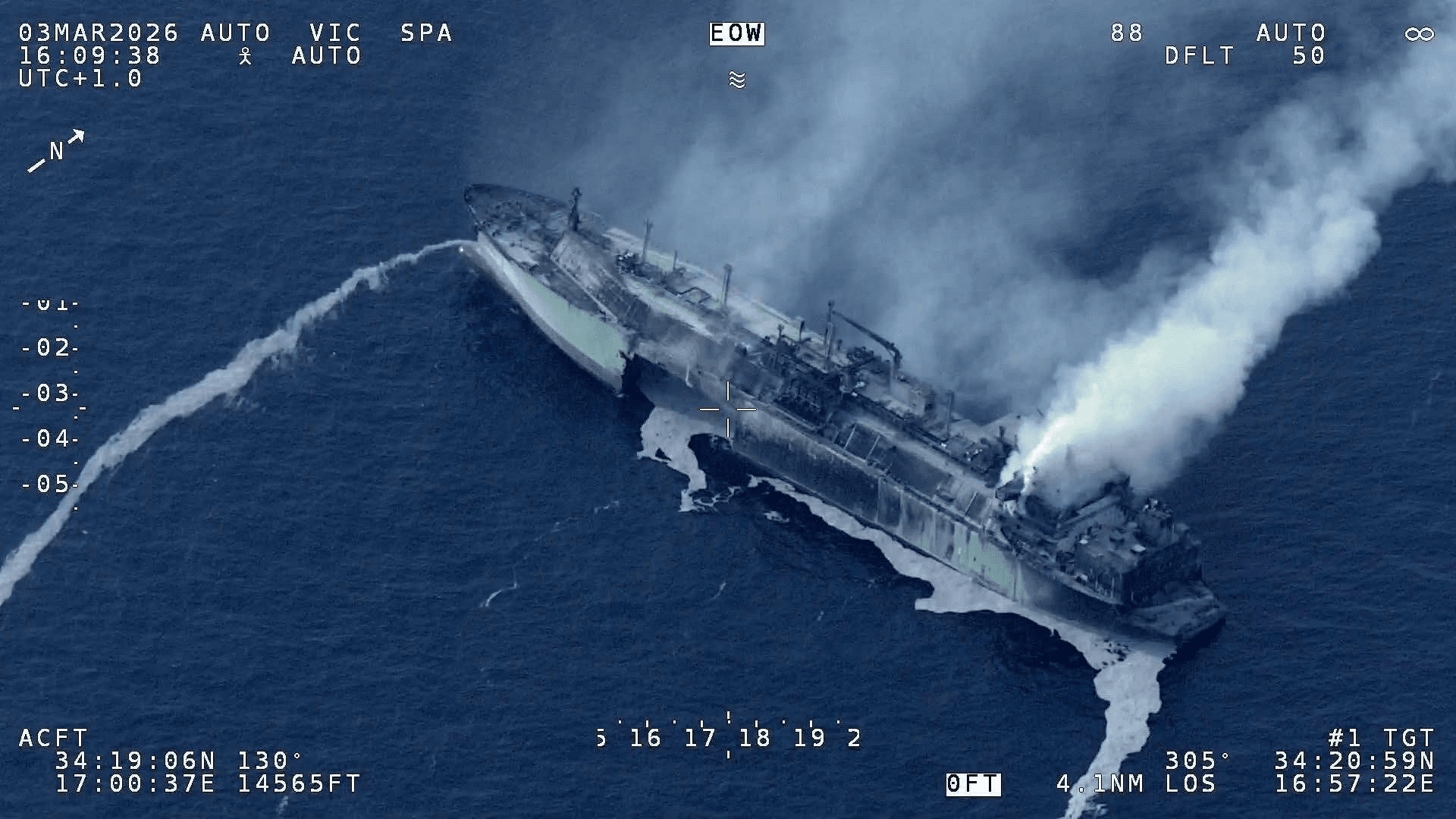 Russia’s Transport Ministry blames Ukraine for attack on Russian LNG carrier Arctic Metagaz in Mediterranean as photos show hole in hull