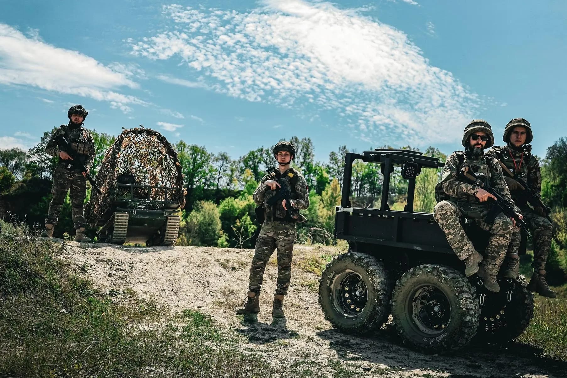 Robots in arms: Ukraine’s frontline is becoming a test range for ground drones