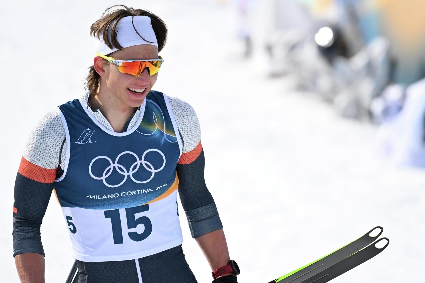 Российский лыжник Савелий Коростелëв на Олимпиаде-2026