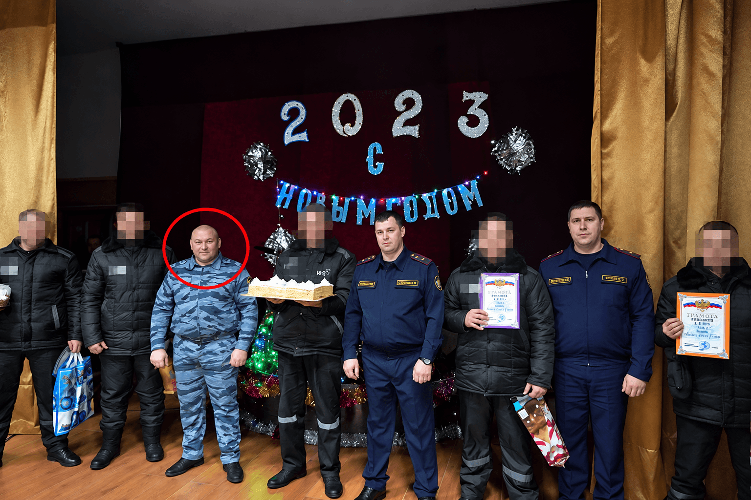 Экс-начальник ИК-15 в Ангарске Сергей Шведков — выделен. Фото: ГУФСИН России по Иркутской области